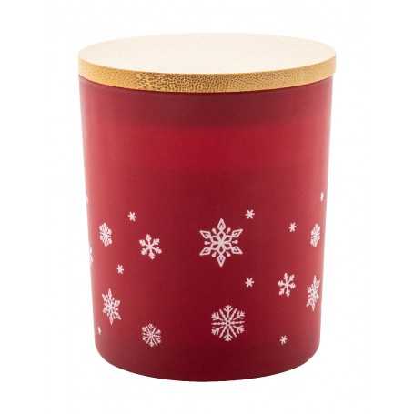 Candela di Natale, cannella Rosso