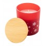 Candela di Natale, cannella Rosso