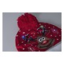 Cappello invernale a LED natalizio, renna Rosso