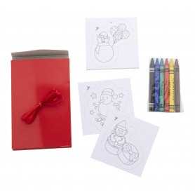 Set per colorare natalizio Rosso