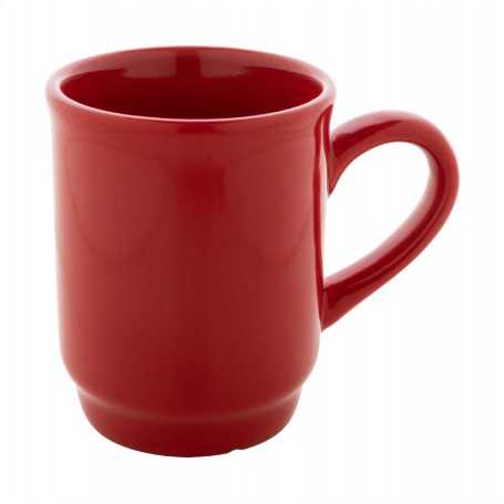 Mug impilabile in ceramica Rosso