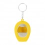 Portachiavi con apribottiglie in RABS Giallo