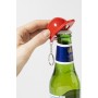 Portachiavi con apribottiglie in RABS Rosso