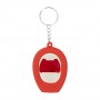 Portachiavi con apribottiglie in RABS Rosso