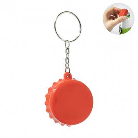 Portachiavi in RABS con apribottiglie Rosso