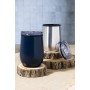 Bicchiere termico da viaggio in acciaio riciclato Blu scuro