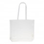 Shopper in cotone riciclato Bianco