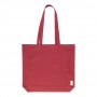 Shopper in cotone riciclato Rosso