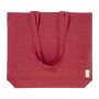 Shopper in cotone riciclato Rosso