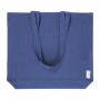 Shopper in cotone riciclato Blu