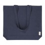 Shopper in cotone riciclato Blu scuro