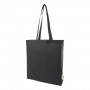 Shopper in cotone riciclato Nero