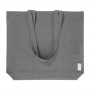 Shopper in cotone riciclato Cenere grigia