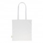 Shopper in cotone riciclato Bianco