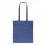 Shopper in cotone riciclato Blu