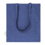 Shopper in cotone riciclato Blu