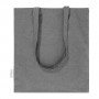 Shopper in cotone riciclato Cenere grigia