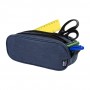 Astuccio in RPET per penne Blu