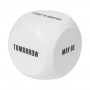 Cubo antistress "Decision Maker" Bianco