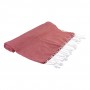 Telo mare in cotone riciclato Rosso