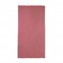 Telo mare in cotone riciclato Rosso