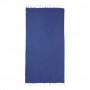 Telo mare in cotone riciclato Blu scuro