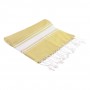 Telo mare in cotone riciclato Giallo