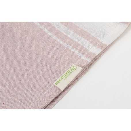 Telo mare in cotone riciclato Rosa