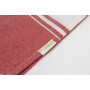 Telo mare in cotone riciclato Rosso