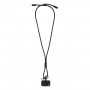 Cavo da 60 W con lanyard portacellulare in RPET Blu scuro