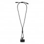 Cavo da 60 W con lanyard portacellulare in RPET Nero