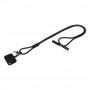 Cavo da 60 W con lanyard portacellulare in RPET Nero