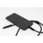 Cavo da 60 W con lanyard portacellulare in RPET Nero