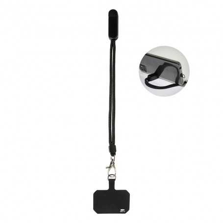 Braccialetto con supporto per cellulare Nero