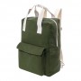Zaino in canvas riciclato Verde
