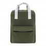 Zaino in canvas riciclato Verde