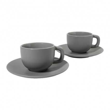 Set tazze da cappuccino Grigio