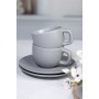 Set tazze da cappuccino Grigio
