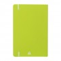 Quaderno in PU riciclata (RPU) Lime verde