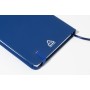 Quaderno in PU riciclata (RPU) Blu
