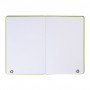 Quaderno in PU riciclato (RPU) Lime verde