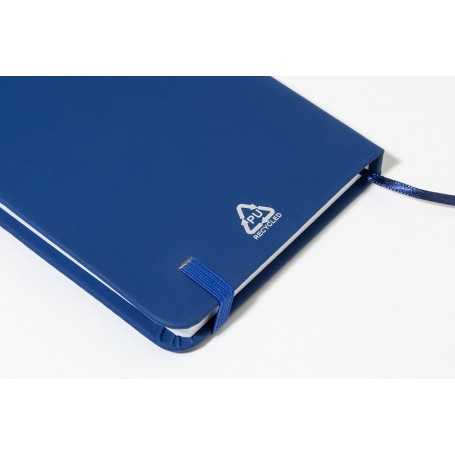 Quaderno in PU riciclato (RPU) Blu