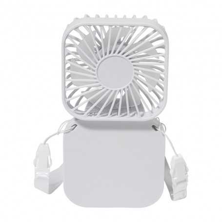 Ventilatore portatile ricaricabile in RABS Bianco