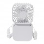 Ventilatore portatile ricaricabile in RABS Bianco