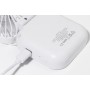 Ventilatore portatile ricaricabile in RABS Bianco