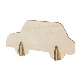 Cartolina puzzle personalizzata, auto Bianco