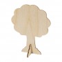 Cartolina puzzle personalizzata, albero Bianco