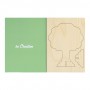 Cartolina puzzle personalizzata, albero Bianco