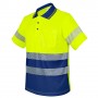 POLO CON TASCHINO E BANDE ELASTICHE RIFLETTENTI “QVO” 10958-4XL-AM-RY
