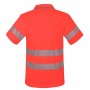 POLO CON TASCHINO E BANDE ELASTICHE RIFLETTENTI “QVO” 10956-4XL-RO-GR